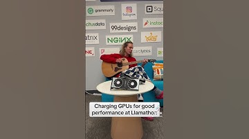 GPU Serenade. Charging GPUs while models are training. At Llamathon at @southparkcommons