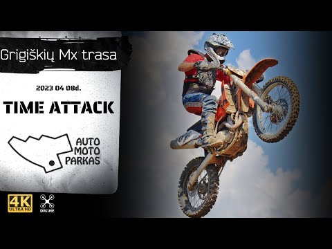 TIME ATTACK | MOTOCIKLAI IR ATV | GRIGIŠKIŲ MX TRASA | BEST MOMENTS | CHALLENGE | MOTOCROSS | 4K