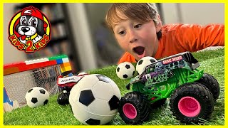 Monster Jam &amp; Hot Wheels Monster Trucks Racing ⚽️ SOCCER CHALLENGE