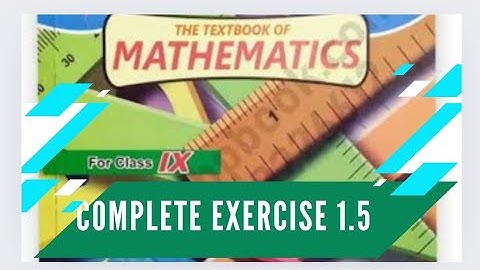Q1 till Q5 complete EX 1.5 Complex no class 9 maths Sindh board Karachi board new Syllabus 2024-2025