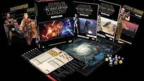 Star Wars the Force Awakens Beginner Game From Fantasy Flight Games Unboxing and Review