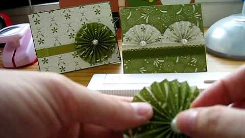 Paper Rosette Tutorial - Tim Holtz style (no die needed)