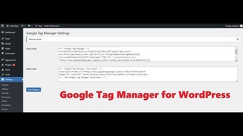 How to use the WordPress Google Tag Manager Plugin installation