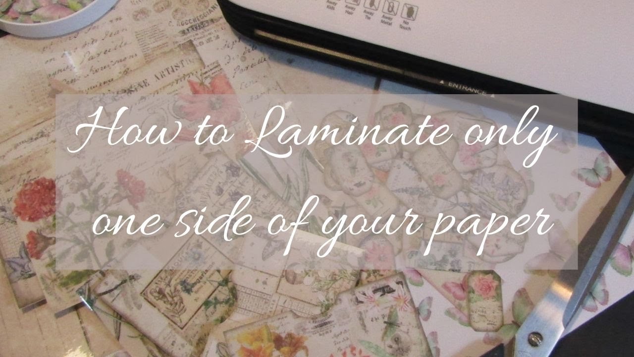 How to Laminate Paper