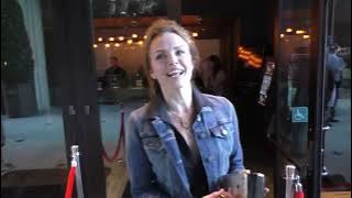 Dina Meyer on how Starship Troopers would do against sharks at the Sharknado 3 Premiere @DinaMeyer