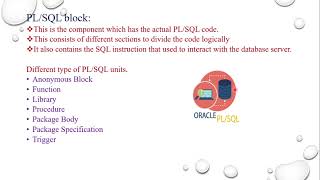 #Lec36:What is PL/SQL Architecture& PL/SQL DeveloperType of PL/SQL units  in DBMS |Hostbox cse