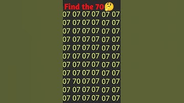 find the 70🤔✅#riddle #shorts #iq #question #gkbraintest