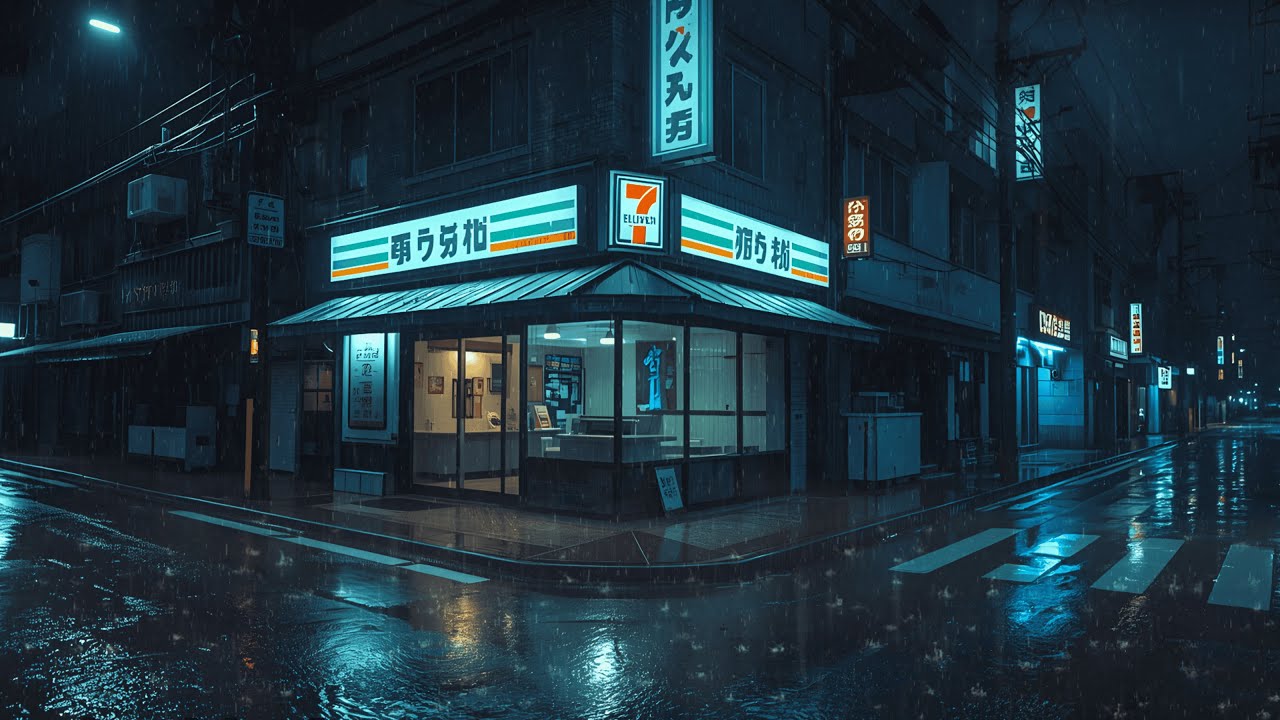 Tokyo Midnight Rain at 3AM 🌧️Chill Lofi Mix for Focus, Sleep & Anxiety Relief