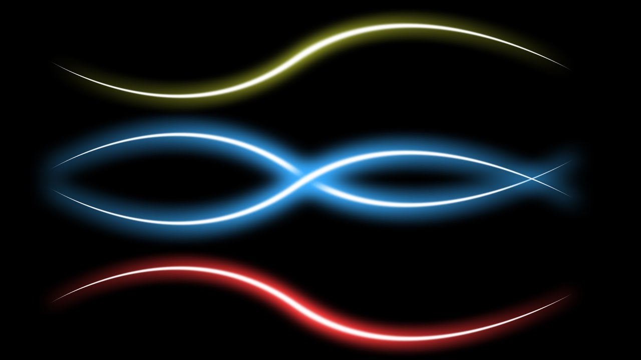 Sway via Bred rækkevidde Neon Glow Lines - Glowing Effect Photoshop Tutorial - YouTube