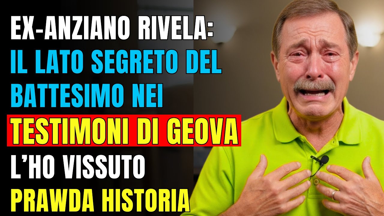 STORIA DI UNA NONNA💔👵Ex-anziano dei Testimoni di Geova ESPONE la VERITÀ sul battesimo.