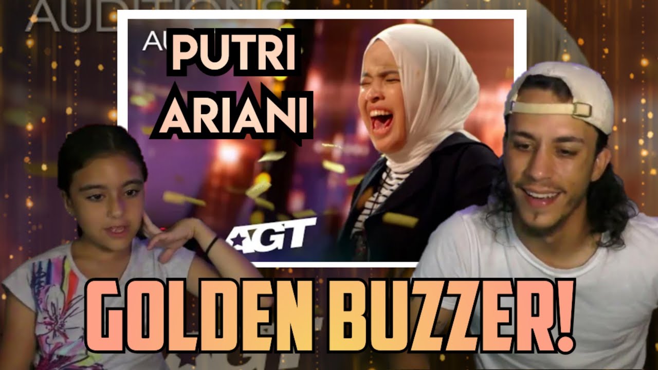 Putri Ariani gets the GOLDEN BUZZER!!! *REACTION* 