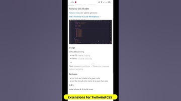 🔥 Must Have VS Code Extension for Tailwind CSS Users #css #tailwindcss #html #shorts
