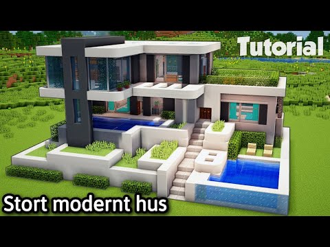 Video: Hur Man Gör Ett Hus Vackert Och Stort I Minecraft