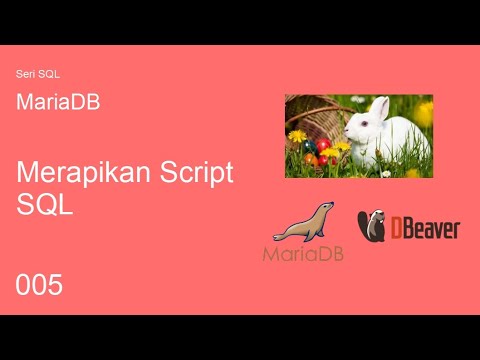Tutorial Database SQL - Merapikan Script