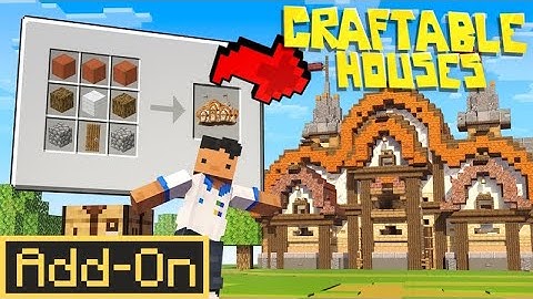 Craftable Houses | Minecraft Marketplace Addon | Showcase