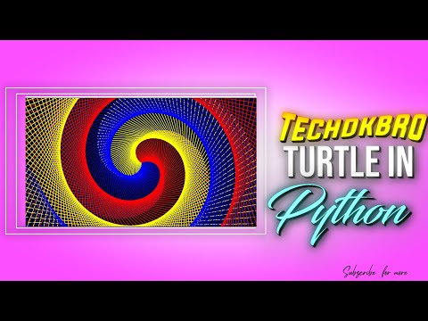 Turtle graphics in Python |challenge in python. #turtle #pythonturtle