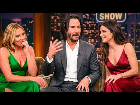 Sandra Bullock Can't Resist Keanu Reeves' Charm