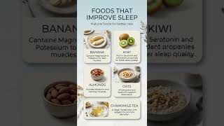 Foods That Help You Sleep Better 😴