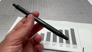 Zebra G-750 Writing Distance Test
