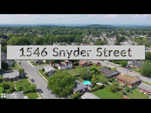 1546 Snyder St, Bethlehem, PA home video tour