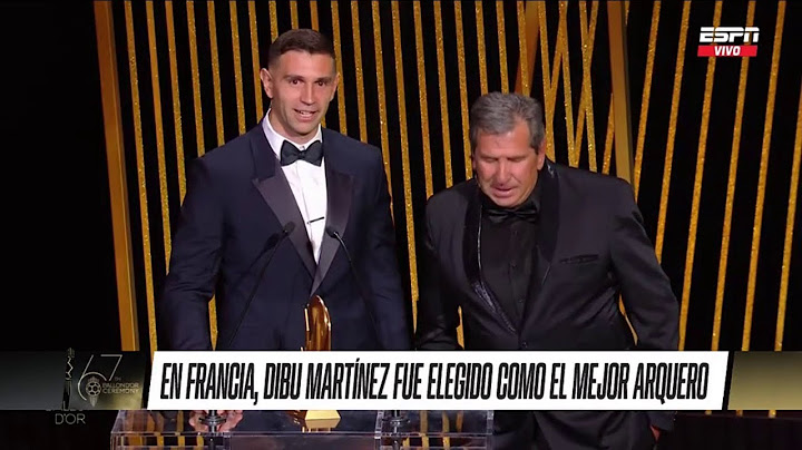 Dibu Martínez ganó el Yachine Trophy y es el mejor arquero del planeta - ESPN 30/10/2023