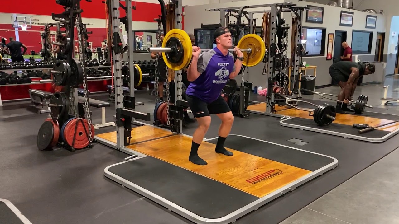 90 Degree Eccentric Isometric Barbell Squat Jumps YouTube