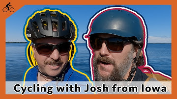 Cycling on the island Aspö in southern Sweden