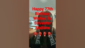 Thumbnail of Happy 77th Birthday Wishes To Sylvester Stallone 🥊🥊🥊