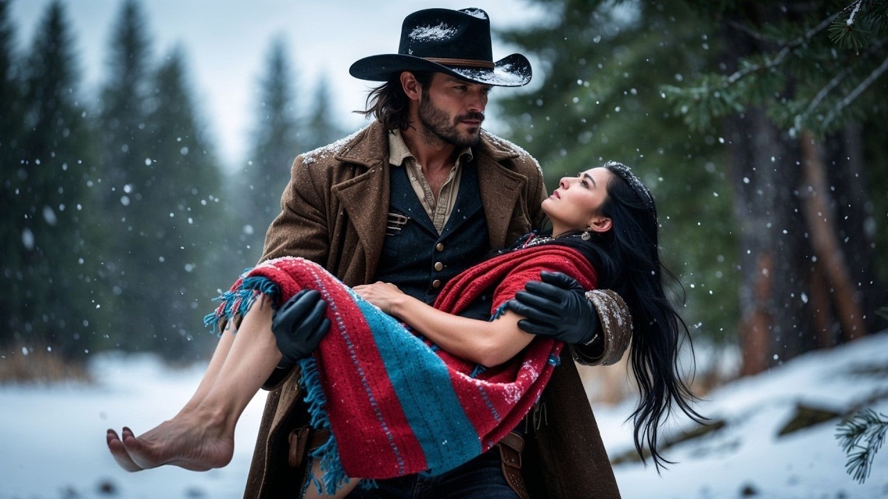 Ein einsamer Witwer fand eine Apache-Frau im Schnee auf der Flucht vor …