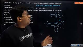 By doping silicon semiconductor | 26 AUG 2021 SHIFT 1 JEE MAIN PYQ
