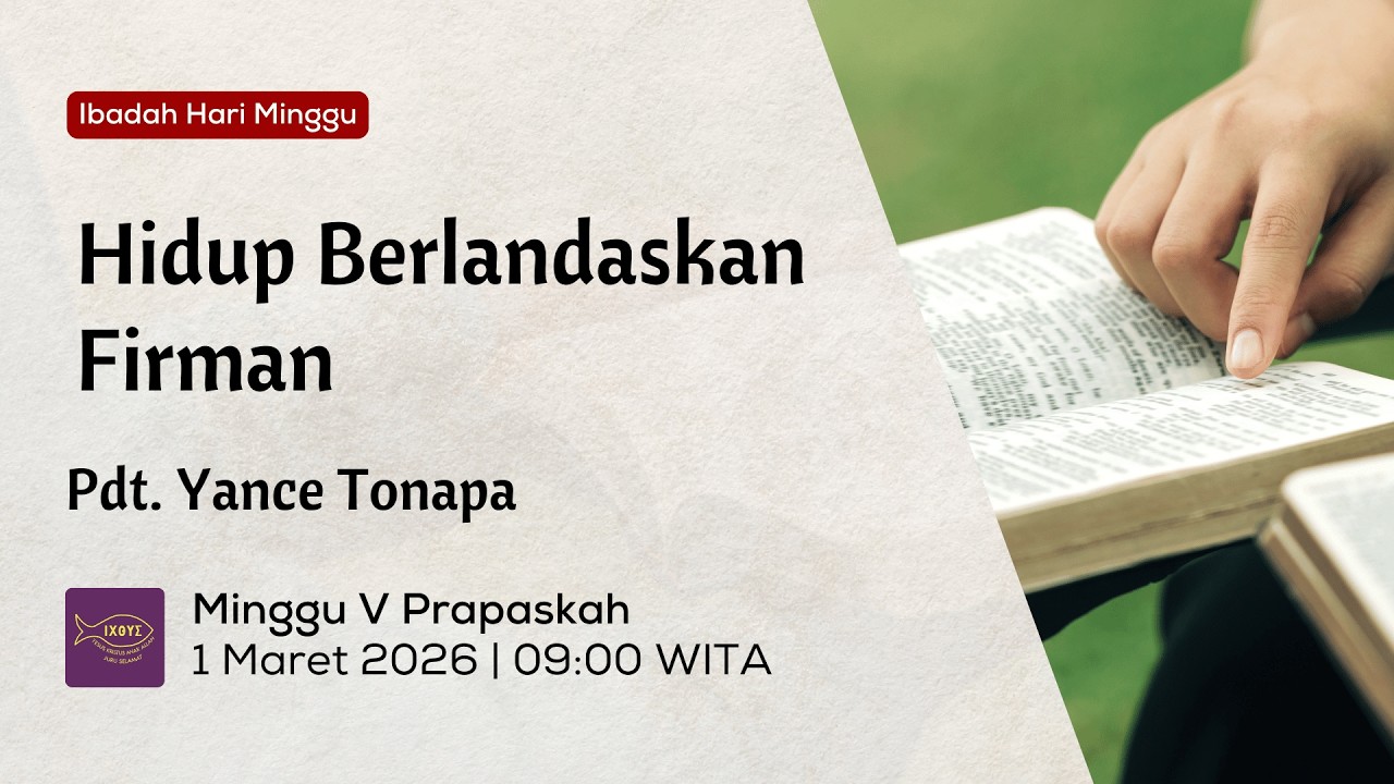 IBADAH HARI MINGGU GPIB IMMANUEL | 1 MARET 2026