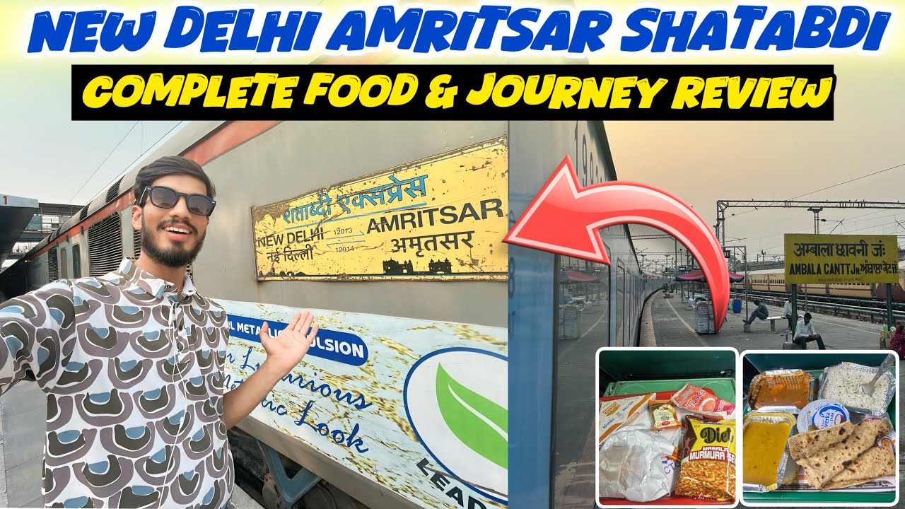 *Shatabdi Express Lossing it’s Glory *12013 New Delhi Amritsar Shatabdi Express CC Full Journey