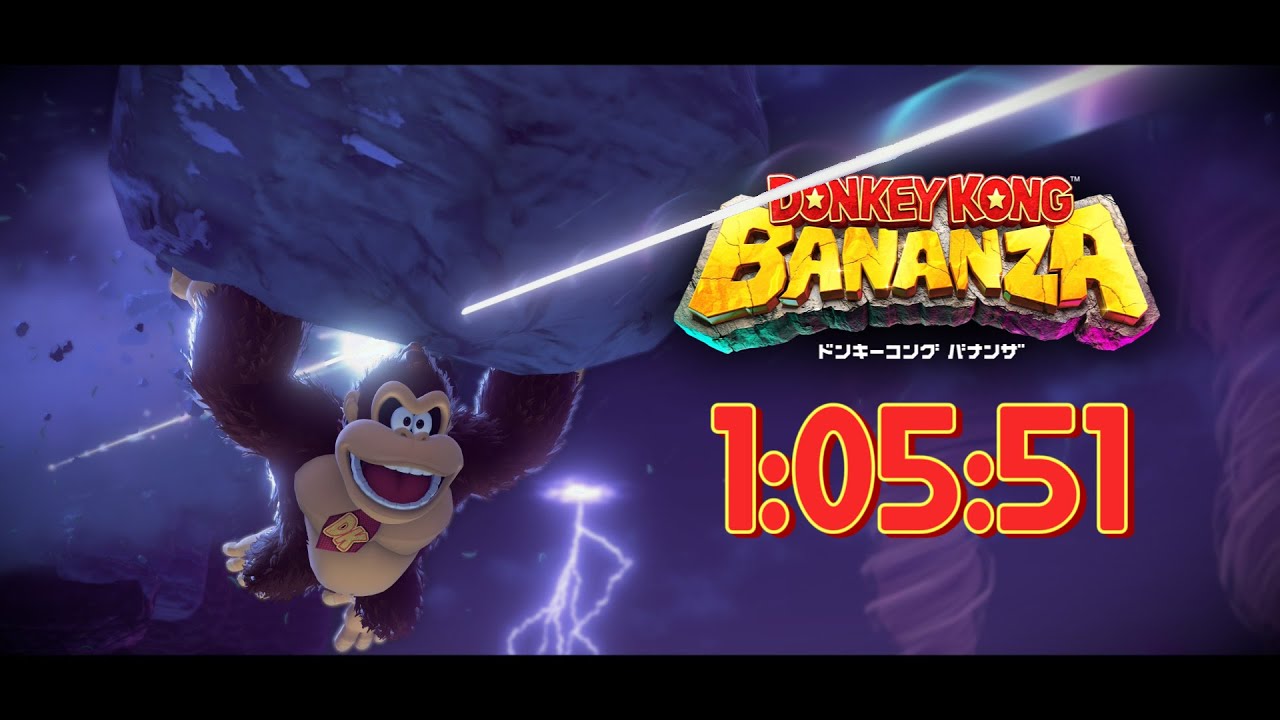 【ドンキーコング バナンザ】RTA Any% 1時間05分51秒