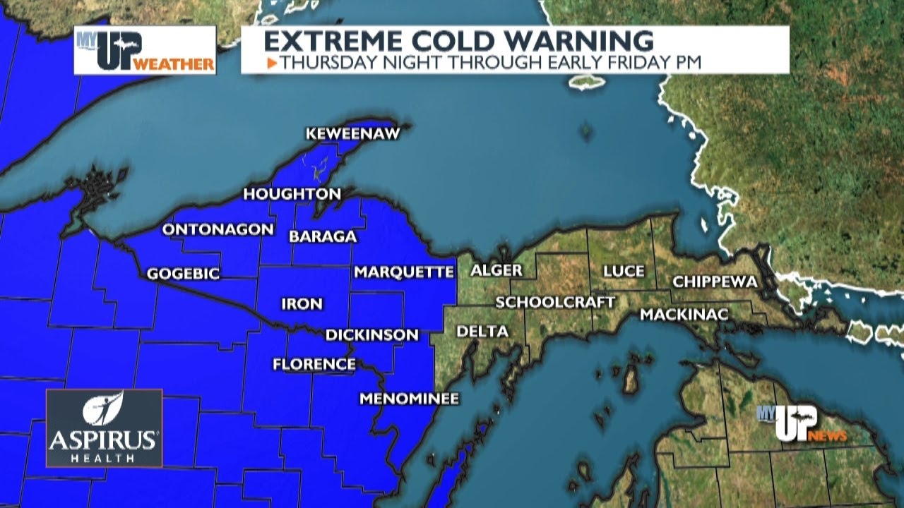 My UP Weather: Bitter cold, dangerous windchills, and lake effect snow for Michigan's Upper
