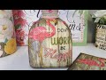 UPCYCLED BOTTLE | DOLLAR TREE CRAFTS | DIY MOD PODGE