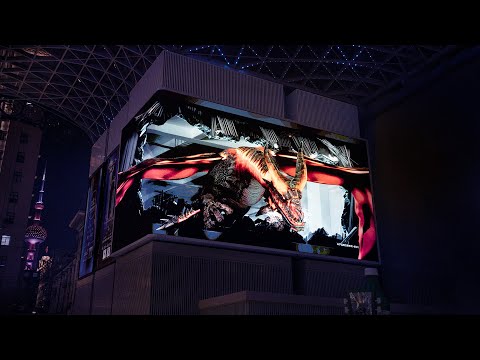 Hantang Culture Presents Sprite Naked-Eye 3D & Projection Mapping Show in Shanghai