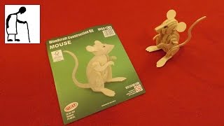 Let's assemble a Woodcraft Construction Kit Mouse