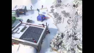 Random tomahawk/combat axe kill across the map DOWNHILL BO2