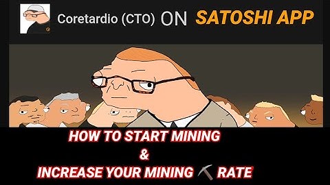 How To Start Mining CORETADIO (CTO) on Satoshi Today.