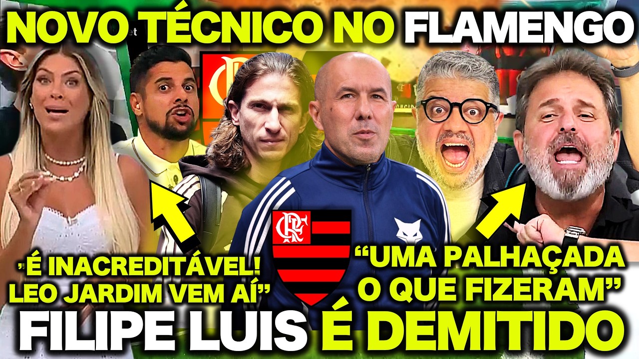 IMPRENSA ESPORTIVA LARGOU O AÇO após a DEMISSÃO de FILIPE LUIS no FLAMENGO ! 