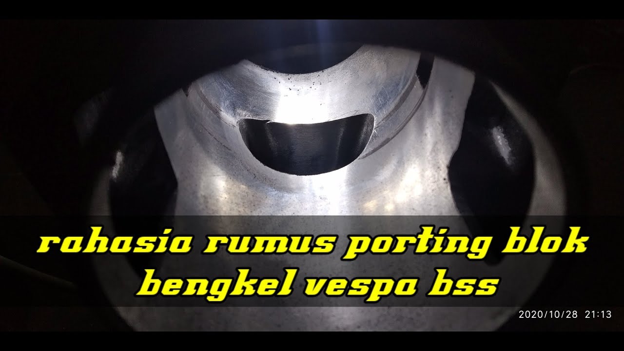 Tips dan Trik porting blok vespa 2tak|pemula wajib tonton #vespa150cc #bssracingteam