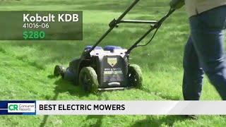 Consumer Reports finds newer electric mowers give gas models a run for their money