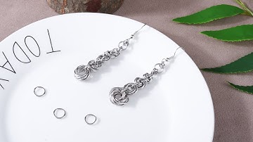 How to Make Easy Chainmail Jump Rings Earrings | Kissitty Jewelry