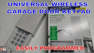 How to Program Chamberlain KLIK2U wireless Universal Keypad