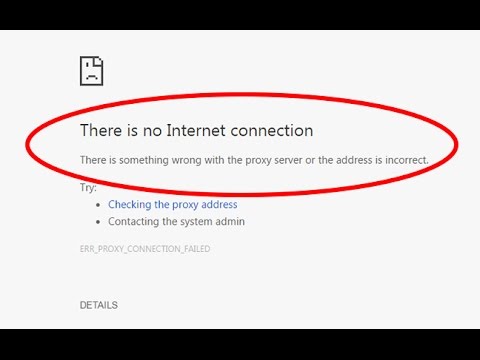 internet not working in chrome