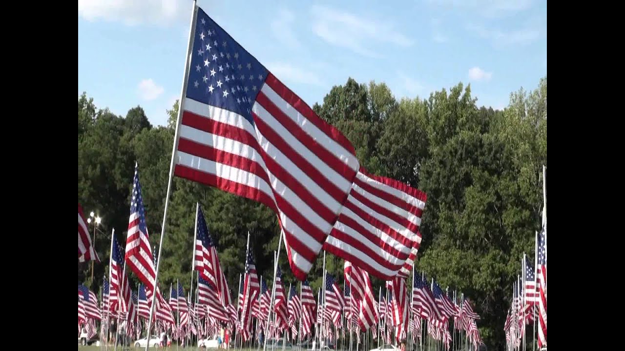 Field of Flags Tribute to 9/11 victims Kennesaw Mountain National