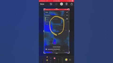 Weather app lied or glitch 😱😱😱