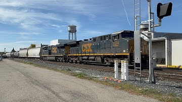 CSX 7034 w/Sweet K5H Horn Leading M326-02 into Grandville, MI during Rush Hr | 10/02/25