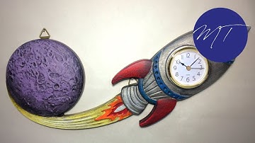 Making a Rocket Clock with a CNC | Michael Tylers FREE Project of the Month | Vectric