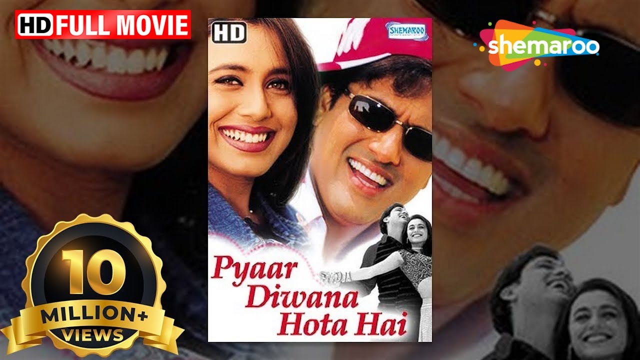 Pyar Diwana Hota Hai (HD) - Hindi Full Movie - Govinda - Rani Mukherjee -Hit Film With Eng Subtitles